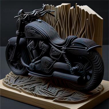 3D модель Honda Shadow 750 Black Spirit (STL)